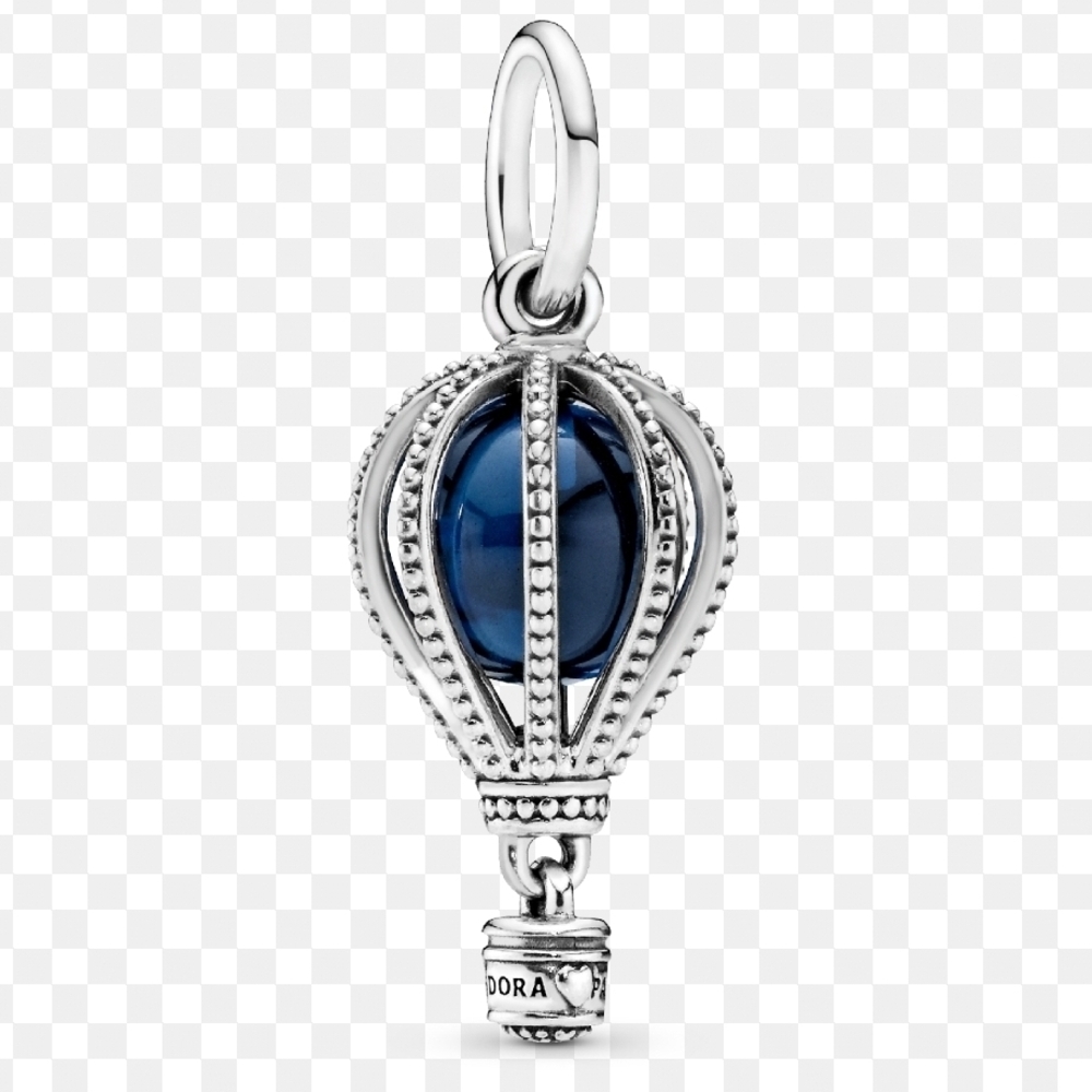 Pandora Silver & Blue Hot Air Balloon Pendant - Last Chance!!